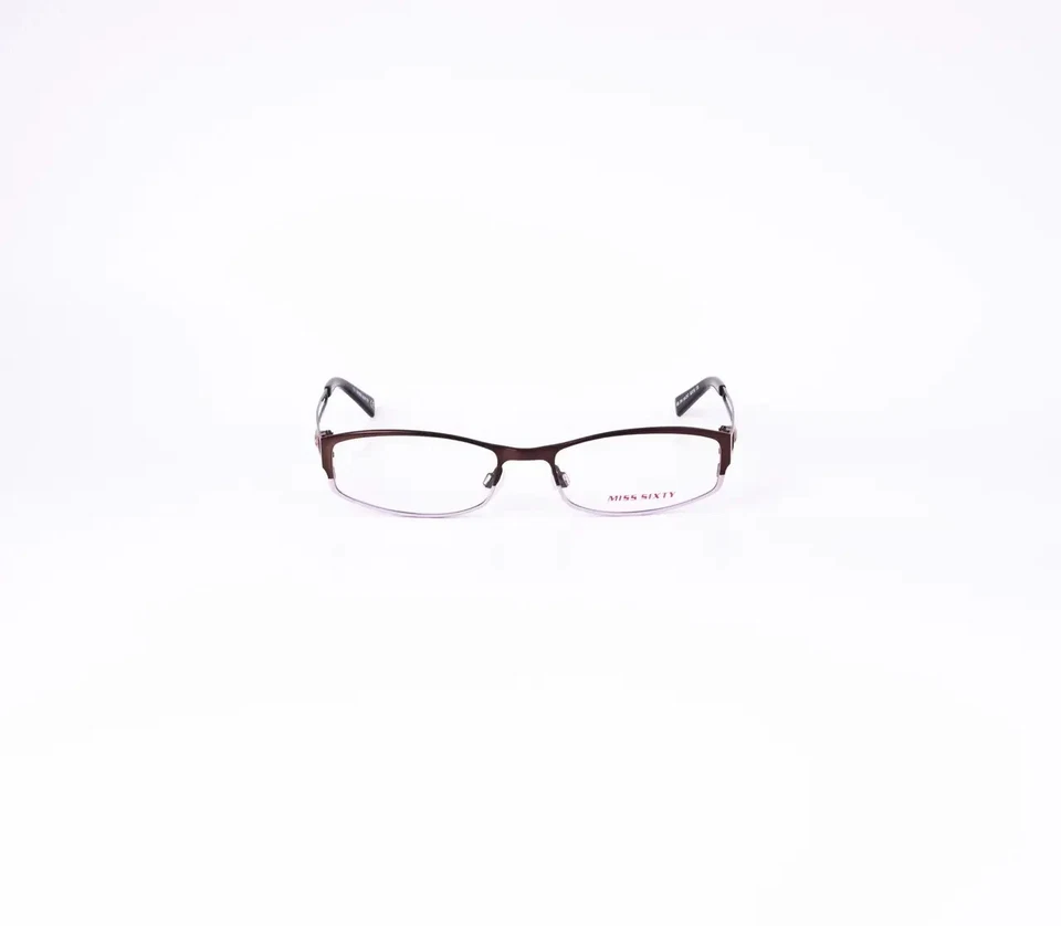 Marco de gafas Miss Sixty MX344 auténtico para mujer marrón metal ovalado 50/16/135 Foto 1 de 3