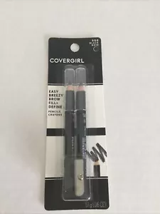 Covergirl Easy Breezy Brow 500 Black Noir 1.7 Grams With Sharpener New 2 Pencils - Picture 1 of 2
