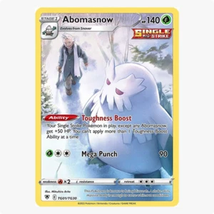 Abomasnow TG01/TG30 Entrenador Resplandor Astral Galería Pokemon Juego de Cartas Coleccionables Ultra Raro - Imagen 1 de 1