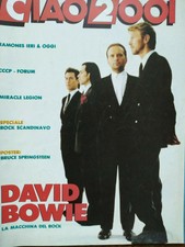 Hi 2001 N 24 1989 David Bowie Ramones CCCP Springsteen poster Miracle legion