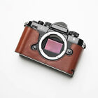 Neuf sac demi-coque pour appareil photo en cuir véritable housse d'ouverture inférieure convient pour Nikon ZF