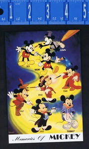 MEMORIES OF MICKEY MOUSE - 1928 TO TODAY - DISNEY Postcard  - Picture 1 of 2