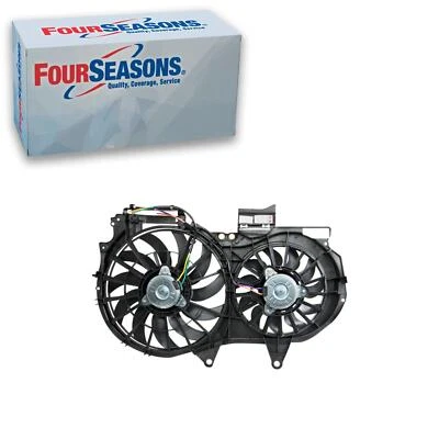 4 Seasons Dual Radiator and Condenser Fan Assembly For 2005-2008 Audi A4 Quattro - Image 1 of 4