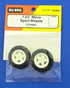 Du-Bro 31mm Micro Foam Wheels (123MS) - Picture 1 of 1