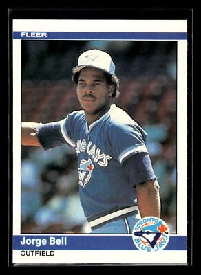 1984 Fleer Baseball #148 Jorge Bell Set Break Mint+ Toronto Blue Jays - Image 1 of 2