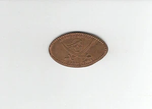 Elongated Lincoln Cent, St. Augustine Florida Pirate Penny! Free Shipping!  - Picture 1 of 5