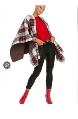 Charter Club 100% Cashmere Plaid Holiday Shawl – NWT FABULOUS! - Image 1 of 4