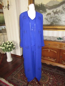LUXUS Mode*Abendanzug*Gala-Ensemblè*Dreiteiler~EXQUISIT~Lady-Elegance*Gr.40/42 - Bild 1 von 18