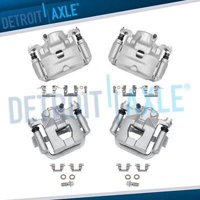 4pc Front & Rear Disc Brake Calipers w/ Bracket for 2007-2009 2010 Nissan Altima - Image 1 of 4