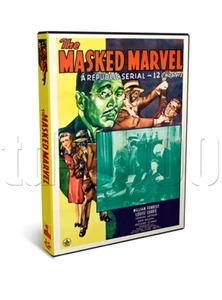 The Masked Marvel (1943) 12 Chapter Republic Movie Serial Cliffhanger (2 x DVD) - Picture 1 of 6