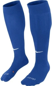 Nike Unisex Classic II Cushion Over-the-Calf Socks BLUE -Large W/ DRI-FIT Tech - Picture 1 of 4