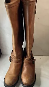 Zigi Girl Brown riding boots size 8.5  - Picture 1 of 10