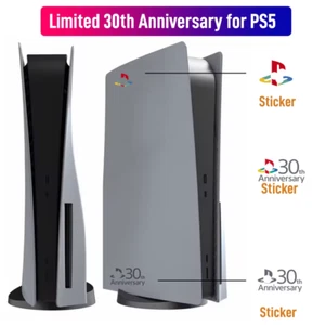 🎮 Limited 30th Anniversary Vinyl Faceplate Stickers and More for PS5 Fat & Slim - Picture 1 of 20