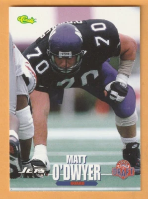 Matt O'Dwyer Northwestern Wildcats 1995 Classic NFL Rookies #65 Lincolnshire IL - Image 1 of 2