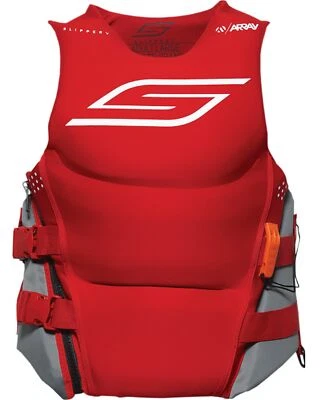 Slippery Array Neo Mens Side-Entry Life Vest Red LG - Image 1 of 2
