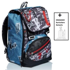 SEVEN SCHULRUCKSACK DEHNBAR Urban Rock NEU + Headset Geschenk - Bild 1 von 3