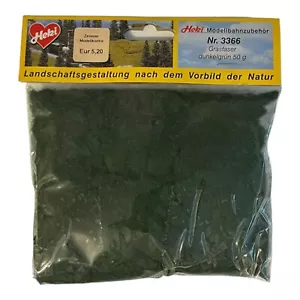 Heki 3366 Modellbau Grasfaser dunkelgrün 50 g 2-3 mm NEU & OVP - Bild 1 von 1