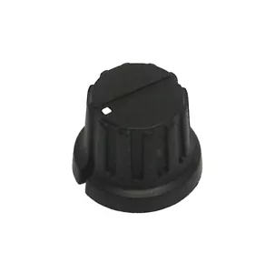 19pz Manopola tipo inserto tondo in bachelite plastica PN-8D (PN-38B) φ24x20mm foro = 18T - Foto 1 di 5