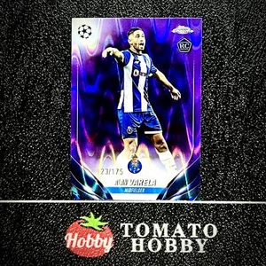 TOPPS CROMO UEFA 2023-24 ALAN VARELA RC/175 REFRACTOR ONDA RAYO PÚRPURA PORTO - Imagen 1 de 2