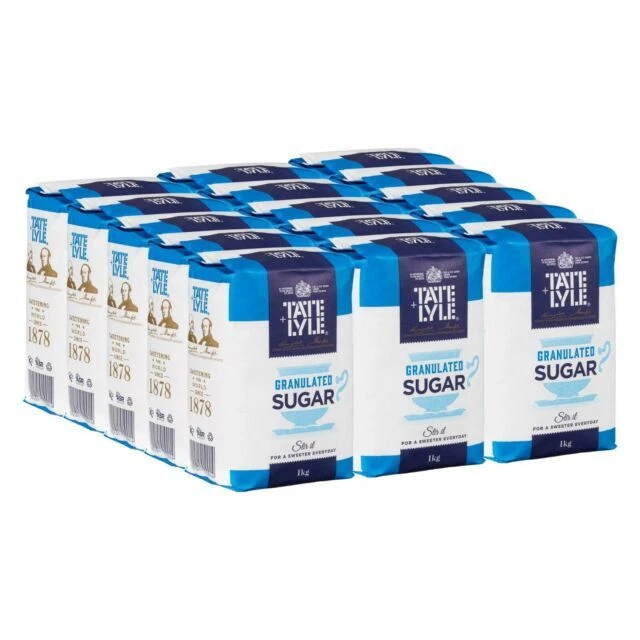 Tate & Lyle Granulated Sugar 1kg (Pack of 15)