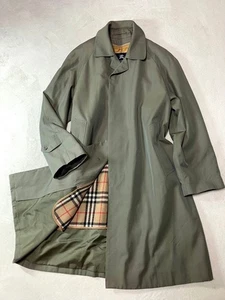 BURBERRY LONDON Men's Wool Silk Soutien Collar Coat with Liner Large #EK BHB - Picture 1 of 12