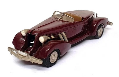 Western Models 1/43 Scale JK20 - 1935 Auburn 851 Speedster - Maroon - Image 1 of 4