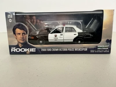 GREENLIGHT Hollywood Series “The Rookie” 2008 Crown Victoria Police Diecast 1:43 Foto 1 de 4