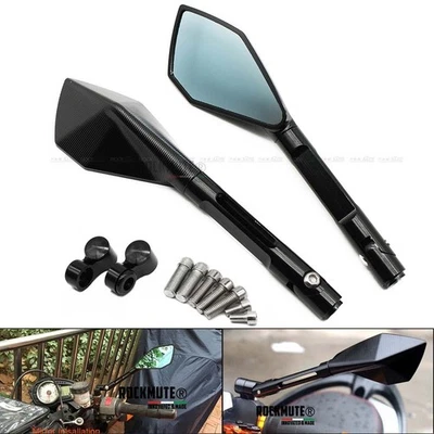 Espejos retrovisores laterales negros para KAWASAKI Z650RS Z900RS W800 W1/W1SS/W2SS/W2TT Foto 1 de 4