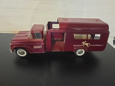 Vintage 1960s BUDDY L Riding Academy Original Horse Truck & Trailer Made In USA - Image 1 of 4