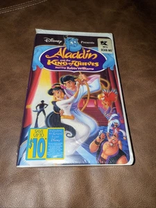 Aladdin and the King of Thieves Disney (VHS, Clamshell) NOS, SEALED F1 - Picture 1 of 4