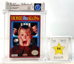 Home Alone Nintendo NES Brand New 1991 Factory Sealed WATA Graded 9.2 A+ TOP POP