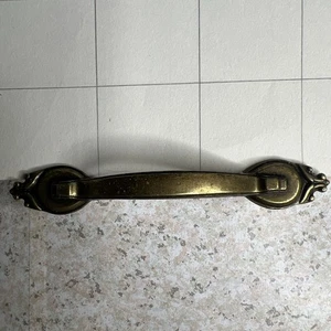 Amerock 735 Schubladengriff dunkel gealtertes Messing 3" Mitte MCM einige Abplatzer gebraucht - Bild 1 von 10