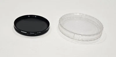 TAMRON 72MM C-P.L JAPAN LENSE FILTER & CASE    - Image 1 of 4