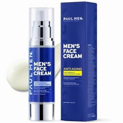 Face Cream for Men 6 in 1 Anti Aging Cream Fights Eye Bags Dark Spots 1.7 Oz NEW - image 1 of 4