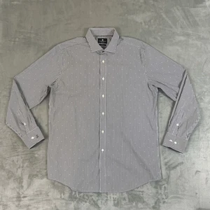 Psycho Bunny Shirt Mens Large Blue Oxford Button Down Long Sleeve Bunny Logo - Picture 1 of 7