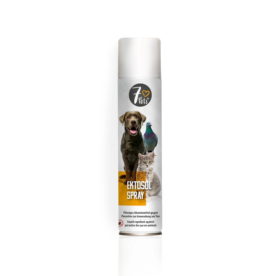 7Pets Ektosol Spray gegen Parasiten zur Anwendung am Tier 250 ml Flöhe Schutz