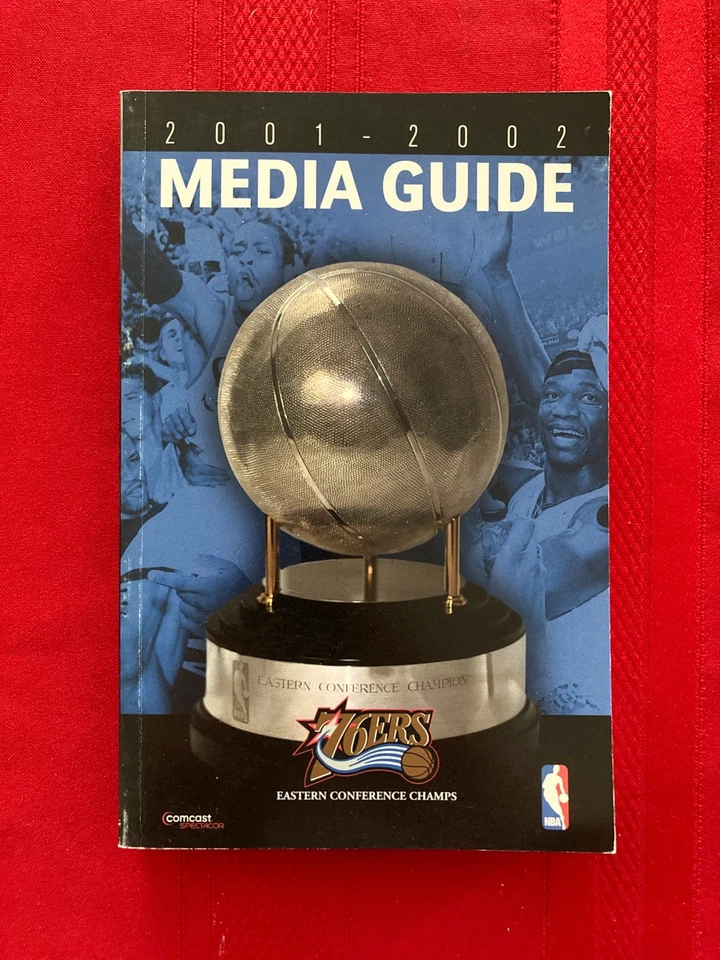 2001-2002 NBA Philadelphia 76ers guía de medios / Finales de la NBA 2001 / Iverson / Nieve Foto 1 de 1