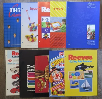 Lote de folletos catálogo de juguetes Corgi Britain Reeves Marlon Kouvalias Lehmann Polk MÁS Foto 1 de 4