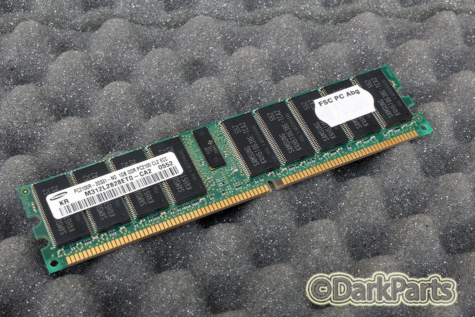 Samsung M312L2828ET0-CA2 PC2100R-20331-N0 1GB Server Memory RAM - Image 1 of 1