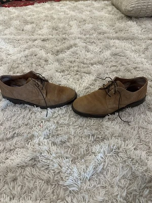 Coach Vintage Men’s Suede Oxfords Made In Italy Size 10 US Brown - Image 1 of 4