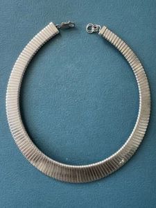 Vintage Italy Designer Gianni Bernini 925 Sterling Silver Cleopatra Necklace 67g - Picture 1 of 6