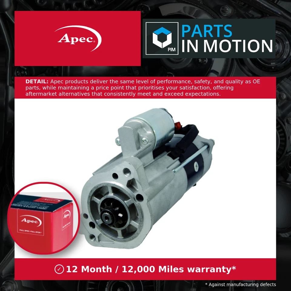 Starter Motor fits MITSUBISHI PAJERO/SHOGUN Mk2 2.8D 95 to 99 4M40-T 1810A050 - Image 1 of 4