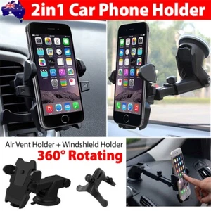 Professional Universal Mobile Mount Car Holder 360° Windshield Cradle trend AU - Picture 1 of 14