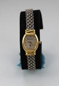 Reloj Gloria Vanderbilt Mujer Plata Oro Acero Inoxidable St WR Batería Perla Cuarzo - Imagen 1 de 6