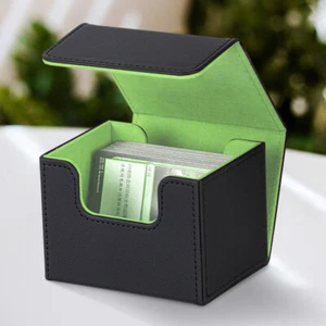 Trading Card Deck Box PU Leather Card Case Display Cards Case for TCG Cards - Picture 1 of 21