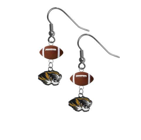 Missouri Tigers Earrings Dangle Hook PICK YOUR SPORT - New - Ships Today! Cover