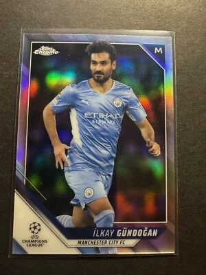2021-22 Topps Chrome UCL Ilkay Gündoğan #41 Refractor - Image 1 of 2