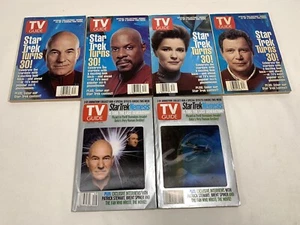 4 1996 TV GUIDE Star Trek Turns 30 + 2 3D Star Trek Nemesis TV Guide, 6 Total - Picture 1 of 12