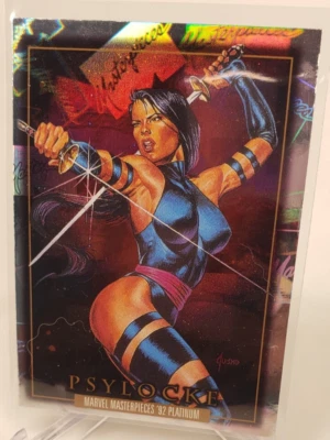 2024 Marvel Masterpieces #65 HOLOFOIL Psylocke from the X-Men nice!  Mint/nm - Image 1 of 3