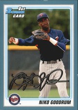 2010 (TWINS) Bowman Draft Prospects Blue #BDPP33 Niko Goodrum/399